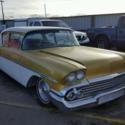 1958 CHEVROLET DEL RAY  45679 Miles Gold Coupe V8 305 Automatic