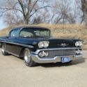 1958 CHEVROLET IMPALA  1700 Miles BLACK A/C-P WINDOWS & SEAT 8 cyl 4 Speed Auto