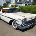 1958 CHEVROLET IMPALA COUPE WHITE  348/TRI-POWER SPECTACULAR