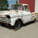 1958 Chevrolet Short Fleetside Truck, Big Window Cab