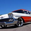 1958 CHEVROLET YEOMAN WAGON 2 DOOR WAGON  STREET ROD RESTOMOD HOT ROD CHEVY