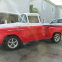 1958 CHEVY 3100 Step side Big window 350 4bbl  clean title runs drives great