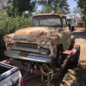 1958 chevy apache 3100 project