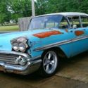 1958 Chevy Biscayne 4 Dr Rat Rod Project w/ 283 Auto 18&#034; Mag Wheels
