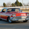 1958 CHEVY CONVERTIBLE hot rod  V8 348CI TRI-POWER