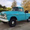 1958 Chevy Napco Factory 4wd 4x4 1/2 Ton Fleetside Shortbed Apache Truck