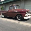 1958 chevy truck fleetside shortbed cali black plates