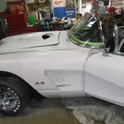 1958 corvette project barn find  for sale