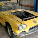 1958 Corvette Project Car, was ORIGINALLY a GM Fuel Injected 58 Corvette HT Only