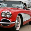 1958 CORVETTE SIGNET RED BLACK INTERIOR OLDER FRAME OFF, VERY NICE DRIVER