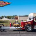 1958 Custom Old School Front Engine Dragster with Matching Tilt Trailer
