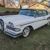 1958 Edsel Citation Hardtop 4-Door White Copper Metallic 95K Original Miles Rare