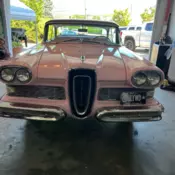 1958 Edsel Corsair Sedan White