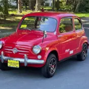 1958 Fiat 600  Red  Manual 46,221 Miles