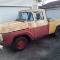 1958 Ford F-100 Pickup Truck Styleside Fleet Short Bed Rat Rod or Custom