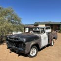 1958 Ford F100 Pickup Black RWD Automatic short bed