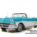1958 Ford Fairlane 500  17321 Miles Turquoise/White  352 ci 3-sod Manual on Colu