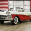 1958 Ford Fairlane Skyliner 62956 Miles Red / White Convertible 352ci V8 Automat