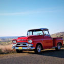 1958 GMC Factory V8 Automatic Big Back Window with S.S. Trim