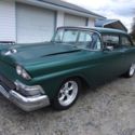 1958 Green Ford Fairlane new wheels/tires. Rebuilt engine and trans 302 V8