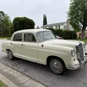 1958 Mercedes-Benz 180 Sedan White