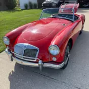 1958 MG MGA Convertible Red RWD Manual