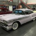 1958 Oldsmobile Super 88 Sedan, Heather on Grey-Ivory, Beautiful Driver