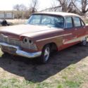 1958 Plymouth Savoy 4 Door Sedan Red White Project Car