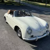 1958 Porsche 356 Convertible D White 2.5 JPS Build