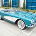 1958 Regal Turquoise Corvette Convertible, Frame Off Restored