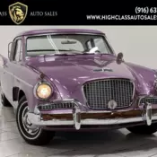 1958 Studebaker Silver Hawk  59229 Miles Purple  4.7L 8 Cylinders