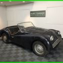 1958 TRIUMPH TR3A SPORTS ROADSTER. RED ON RED. VERY GOOD CAR FOR RESTORATION.