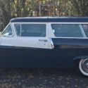 1958 TWO DOOR FORD RANCH WAGON VERY COOL BLUE AND WHITE ... RARE CAR GREAT SHAPE