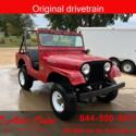 1958 Willys CJ-5  112284 Miles Red  4 Cyl 3 Speed