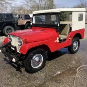 1958 Willys CJ-5 Red