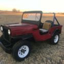 1958 Willys Jeep PROJECT NO TITLE RANCH TRUCK 0 Red Jeep 134 ci I4 3 Speed Manua