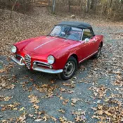 1959 Alfa Romeo Giulietta Convertible Red