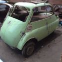 1959 BMW Isetta 300 British built Canadian export sliding window coupe micro car