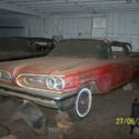 1959 bonneville conv. with rust free coup for parts