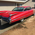 1959 Cadillac CDV -AC- Western car, rock solid, ORIG. a 2 tone Green car.