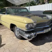 1959 Cadillac Coupe Deville in Gotham Gold