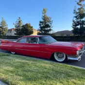 1959 Cadillac DeVille Coupe Coupe Red coupe deville