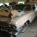 1959 Cadillac series 62 coupe. 100% Orig Woodrose with 81K miles Unmolested ORIG