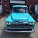 1959 Chevrolet 3200 Pickup Blue RWD Manual Apache
