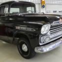1959 Chevrolet Apache 3100 19415 Miles Black Pickup Truck 235 Manual 3-Speed