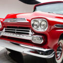 1959 Chevrolet Apache 3100 350 V8 4 Speed Manual Pickup Truck Roman Red