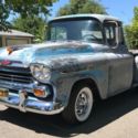 1959 CHEVROLET APACHE 3100 STEPSIDE SHORT BED PICK UP AT NO RESERVE