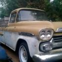1959 chevrolet apache fleetside with BBW factory V/8 easy project truck