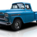 1959 Chevrolet Apache Pickup Truck 686 Miles Blue Pickup Truck 235 I6 3 Speed Ma