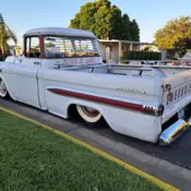 1959 Chevrolet Apache Pickup White FleetSide